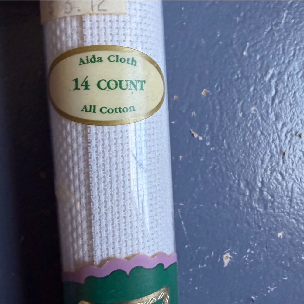 Vintage Cross Stitch Fabric Rolls,Set of 3 - Picture 3 of 10